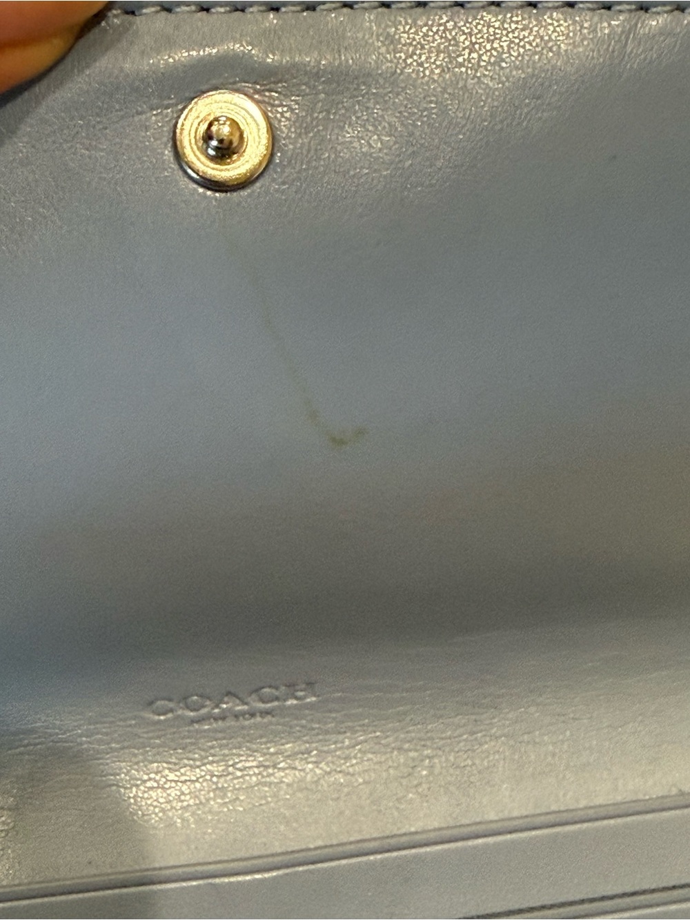 Coach Two-Tone Signature Continental Wallet - Picture 2 of 10